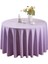200CM Doğum Günü Partisi Açık Mor Yuvarlak Masa Örtüsü (Yurt Dışından) 1