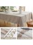 Çizgili Masa Örtüsü (Kahverengi, 90*90CM) (Yurt Dışından) 4