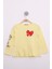 Toontoy Kız Çocuk Göğsü Pullu Fiyonklu Nakışlı T-Shirt 1