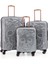 Gümüş Ççs 5217 Kuru Kafa Polikarbon 3 Lü Valiz Seti 1