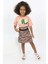 Toontoy Kız Çocuk Zebra Baskılı Elbise 1
