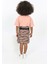 Toontoy Kız Çocuk Zebra Baskılı Elbise 5
