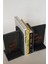 Iodesign Imge Siyah Bazalt Mermer Kitap Destekleri - Kitap Tutucu (2'li Set) 3