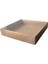 Asetat Kapaklı Karton Kutu Havlu Kutusu 25X25X5 cm (10 Adet) Kraft 1