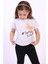 Toontoy Kız Çocuk Summer Time Baskılı Tişört 1