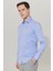 ALTINYILDIZ CLASSICS Erkek Mavi Ütüleme Gerektirmeyen Non-ıron Taılored Slim Fit Dar Kesim %100 Pamuk Desenli Gömlek 2