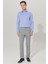ALTINYILDIZ CLASSICS Erkek Mavi Ütüleme Gerektirmeyen Non-ıron Taılored Slim Fit Dar Kesim %100 Pamuk Desenli Gömlek 3