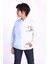 Erkek Çocuk Kapüşonlu Baskılı Iki Renkli Sweatshirt 1