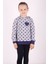 Kız Çocuk Komple Kalp Desenli Sweatshirt 1