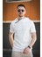 Valery Slim Fit Dokulu Fermuar Detaylı Kapüşonlu Erkek Tshirt 4