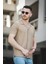 Ares Dokulu Slim Fit Full Likralı Kısa Kol Apaç Yaka Erkek Gömlek 1