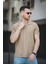 Ares Dokulu Slim Fit Full Likralı Kısa Kol Apaç Yaka Erkek Gömlek 3