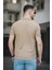 Ares Dokulu Slim Fit Full Likralı Kısa Kol Apaç Yaka Erkek Gömlek 4