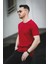 Ronath Slim Fit Waffle Desen Bisiklet Yaka Basic Erkek Tshirt 2