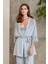 2820 Mist Dantelli Penye 3'lü Kadın Şortlu Pijama Takımı 1