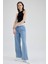Wide Leg Jean Uzun %100 Pamuk Pantolon A0486AX23SP 3