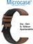 Samsung Galaxy Watch 3 45MM - Watch 4 46MM Için Tokalı Deri Kordon Kayış - KY68 3