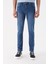 Erkek Mavi Lavezzi Deep Denim 5 Cep Slim Fit Pantolon 2