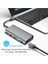 FC31 Macbook Uyumlu Type-C™ Ubs-C To 3* USB 3.0 4K 1080P Hd HDMI VGA RJ45 Pd Aux Sd Tf 10IN1 Çevirici Hub Adaptör FC32 2