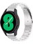 Samsung Galaxy Watch 4 40-42-44-46 mm Tam Uyumlu Kavisli 20 mm Klasik Çelik Kordon 1