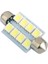 Araba Smd LED 5050 3528 Iç Kubbe Festoon Ampul Işık Lambası 31 36 39 42MM DC12V (Yurt Dışından) 2