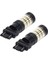 2 Adet 3157-4014-60SMD LED Turn Sinyal Sisi Sürüş Ampulleri Amber+Beyaz (Yurt Dışından) 3