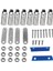 3 Adet Fren Debriyaj Gaz Accelerator Pedal Pad Seti Evrensel Mavi (Yurt Dışından) 3