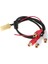 Araba Radyosu Mini Iso 6pin - Vw Koltuğu Skoda Ford Için Rca Konektör Tel Adaptörü (Yurt Dışından) 5