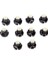 10 Adet Beyaz Neo Kama T3 1smd 5050 LED Araba Işıkları Klima Kontrol Işıkları (Yurt Dışından) 1