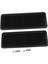 2 Adet Rv Camper Kester Yan Hava Hava Havalandırma Outlet Grille Kapak 480*185MM Siyah (Yurt Dışından) 1