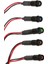8mm 12V Metal LED Gösterge Uyarı Lambası Işığı Araba Kamyonu Deniz - Beyaz (Yurt Dışından) 4