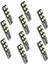 10 Adet Araba Iç T10 2835 12SMD LED Metre Okuma Işık Genişliği Işığı (Yurt Dışından) 5