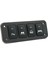 4 Gang 12 V Araba Rv Deniz Tekne Rocker Geçiş Anahtarı Paneli Mavi LED Su Geçirmez (Yurt Dışından) 2