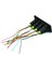 4 Gang 12 V Araba Rv Deniz Tekne Rocker Geçiş Anahtarı Paneli Mavi LED Su Geçirmez (Yurt Dışından) 3