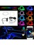 LED Rgb Araba Iç Atmosfer Işık Şeridi Optik Fiber Çakmak 4'te 1 6m (Yurt Dışından) 1