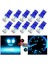 10X Buz Mavisi T10 W5W 194 168 501 Araba 5smd 12 V LED Ters Yan Kama Ampuller (Yurt Dışından) 2