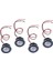4 Adet Kırmızı LED Nezaket Tekne Rv Işık 12V Su Geçirmez Içeri Çıkış Alt Su (Yurt Dışından) 1
