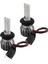 2 Adet Set S6 H7 LED Far Ampulleri Mini Tasarım 60W 7600LM 6000K IP68 Şerit (Yurt Dışından) 4