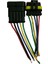 10 Kit 5 Pin Tel Konektör Fiş Kablo Demeti Klipsleri (Yurt Dışından) 1