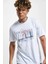 Erkek Jorjoshua Baskı Detaylı Bisiklet Yaka T-Shirt 12228257 Beyaz 3