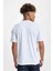 Erkek Jorjoshua Baskı Detaylı Bisiklet Yaka T-Shirt 12228257 Beyaz 5