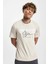 Erkek Jorjoshua Baskı Detaylı Bisiklet Yaka T-Shirt 12228257 Taş 3