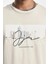 Erkek Jorjoshua Baskı Detaylı Bisiklet Yaka T-Shirt 12228257 Taş 4