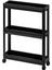 3 Katlı Siyah Tekerlekli Raf Ünitesi - Bayno & Mutfak Raf Ünitesi 2