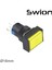 Swıon 16MM Kalıcı Buton Işıklı Dikdörtgen (10-24V Yada 220V) 1