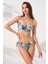 Blake Büzgülü Önden Bağlamalı Bikini Coral 231226-D 3