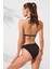 Dudi Kaplı Üçgen Bikini Siyah 231224 2