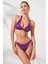 Dudi Kaplı Üçgen Bikini Mor 231224 1