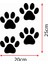 Pati Sticker 4 Adet, Araba, Oto Sticker Siyah 4 Adet 7 x 7 cm 2