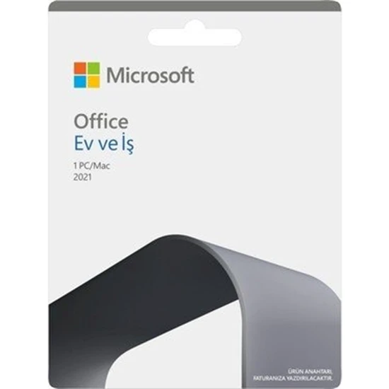 Microsoft Office 2021 Ev ve Iş 32 64 Bit Türkçe Kutu T5D-03555 Ömür Boyu Lisans